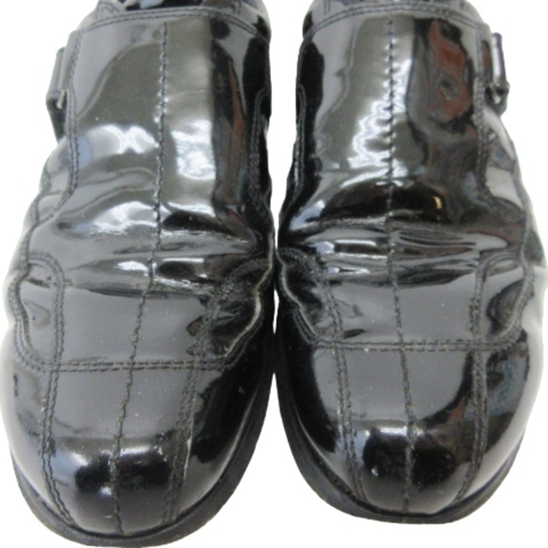 PRADA(プラダ)のプラダ PRADA エナメルシューズ 革 ビジネス 黒 US8.5 26.5 メンズの靴/シューズ(ドレス/ビジネス)の商品写真