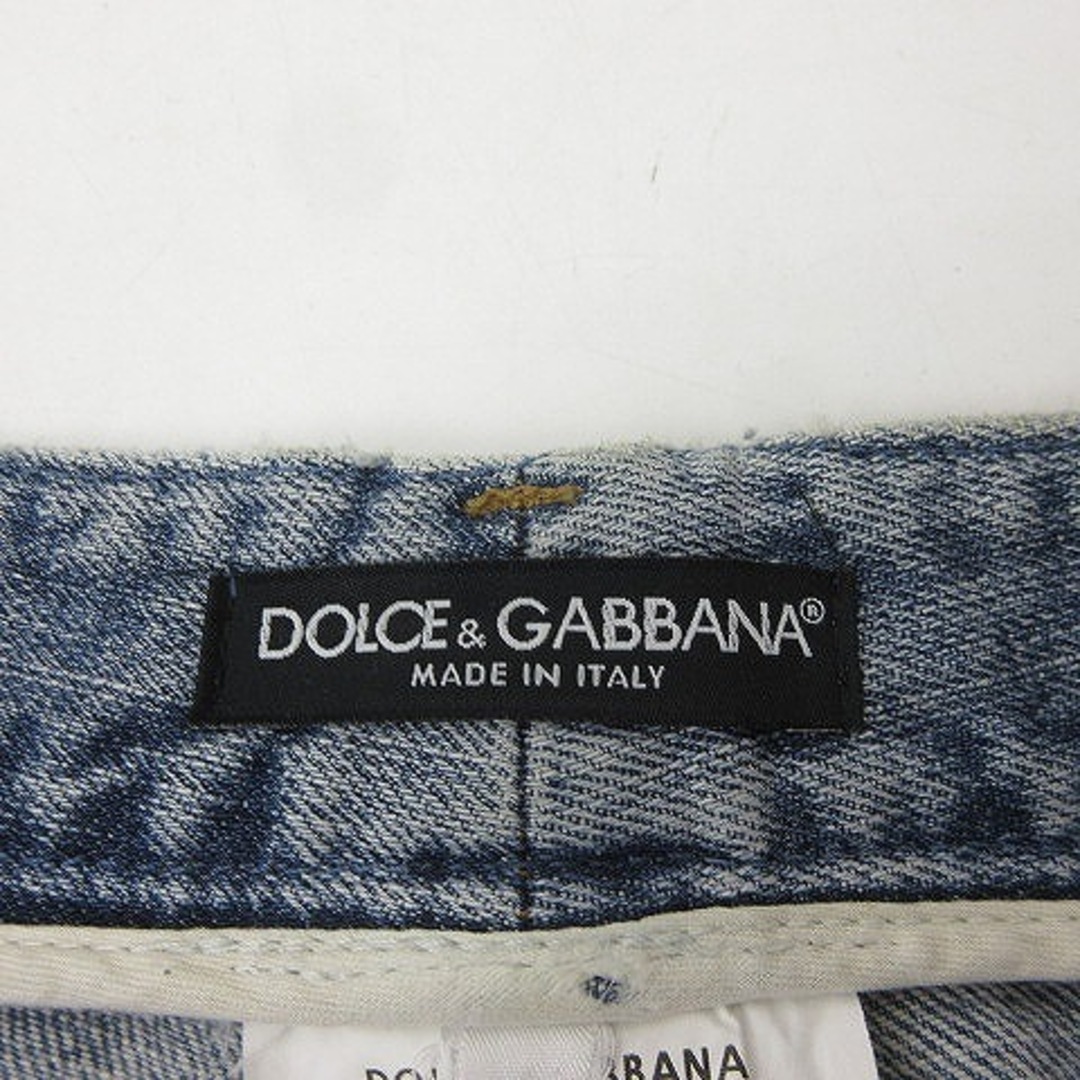 DOLCE&GABBANA(ドルチェアンドガッバーナ)のドルチェ&ガッバーナ ドルガバ DOLCE&GABBANA デニム ライトブルー レディースのパンツ(デニム/ジーンズ)の商品写真