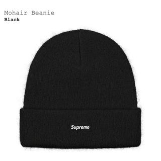 シュプリーム(Supreme)の【黒】Mohair Beanie SUPREME 23AW(ニット帽/ビーニー)
