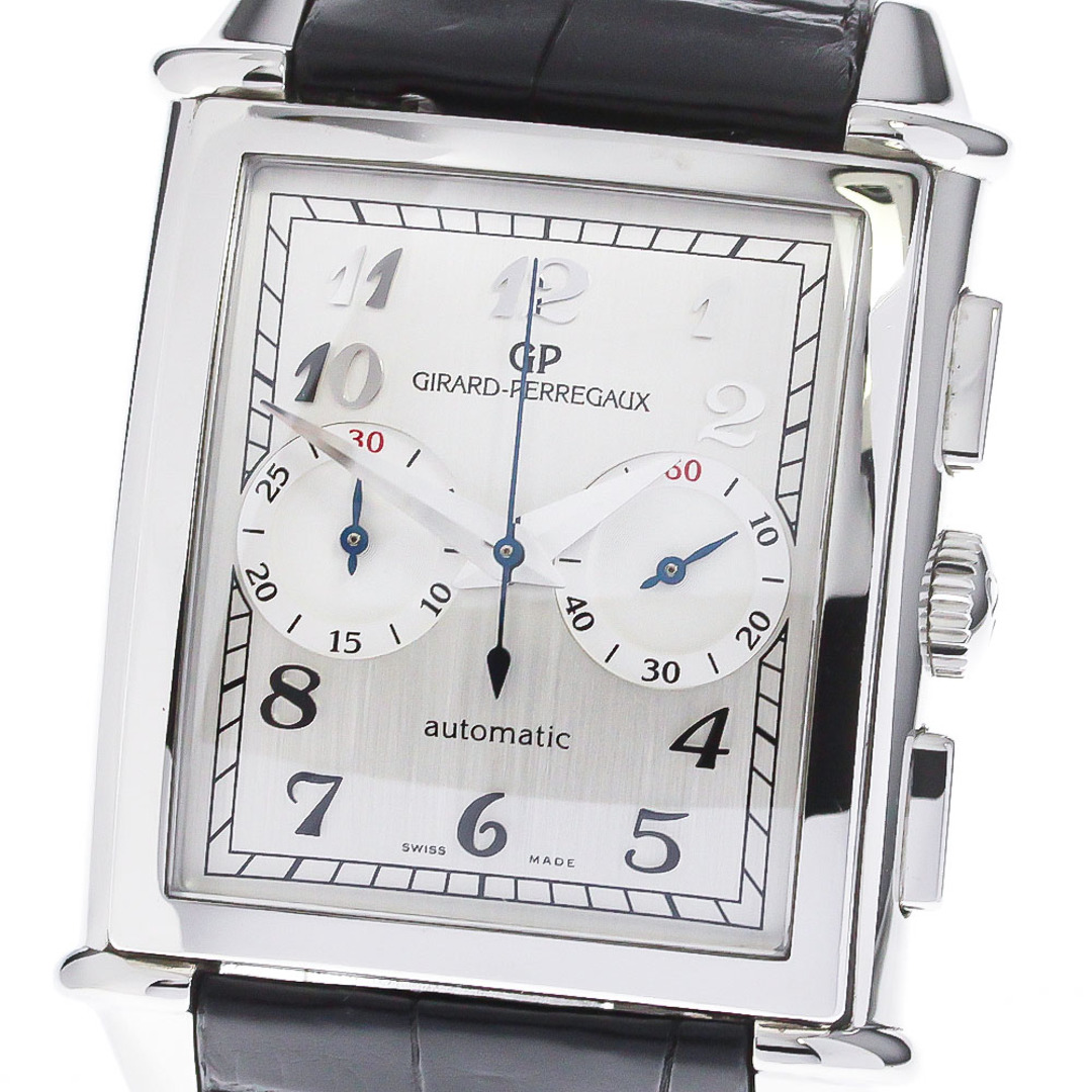 GIRARD-PERREGAUX(ジラールペルゴ)のジラール・ペルゴ GIRARD-PERREGAUX 25883 ヴィンテージ1945 XXL クロノグラフ 自動巻き メンズ 箱・保証書付き_790300 メンズの時計(腕時計(アナログ))の商品写真