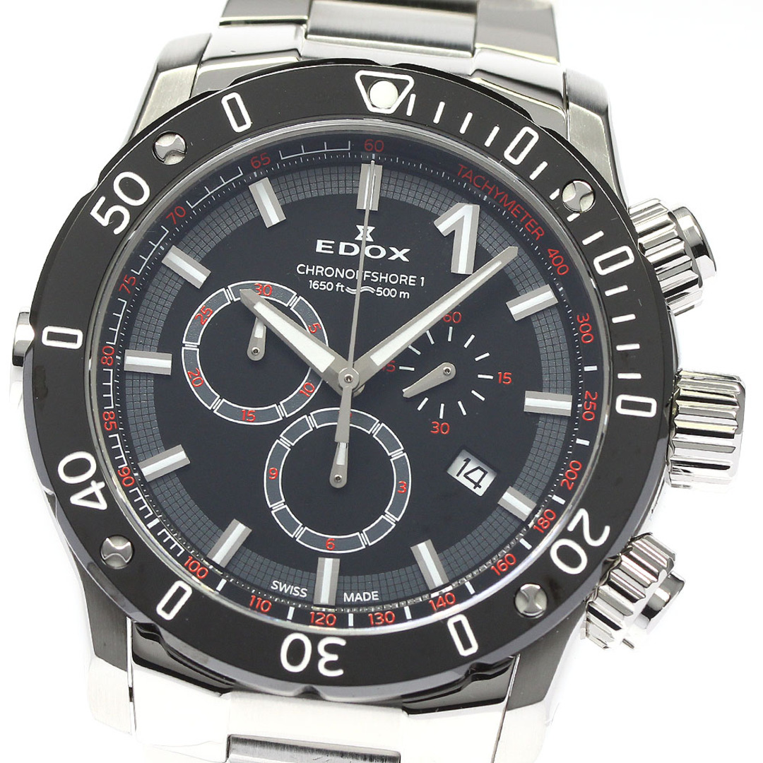 EDOX(エドックス)のエドックス EDOX 01114-3M-NIN クロノオフショア1 クォーツ メンズ 良品 箱・保証書付き_785489 メンズの時計(腕時計(アナログ))の商品写真