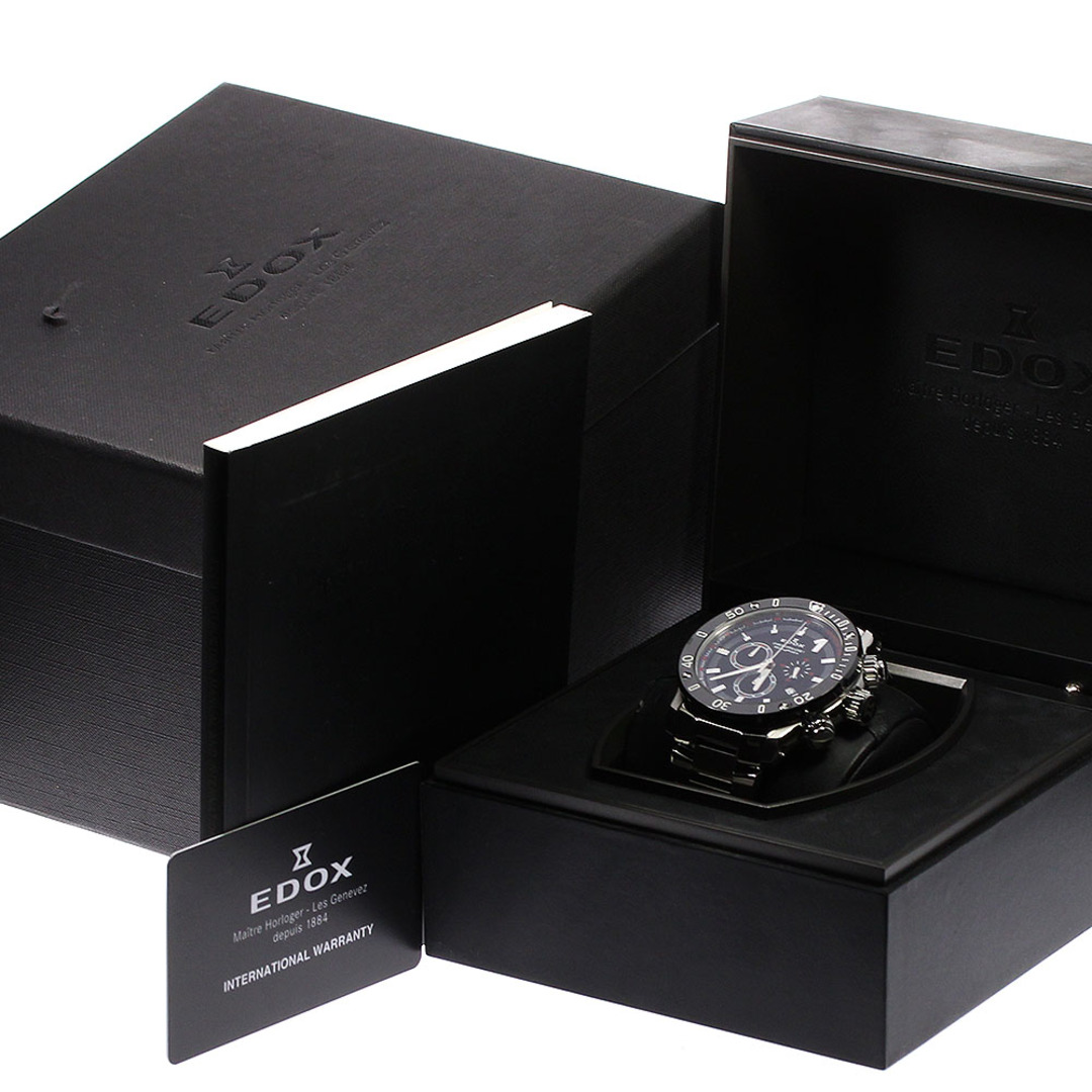 EDOX(エドックス)のエドックス EDOX 01114-3M-NIN クロノオフショア1 クォーツ メンズ 良品 箱・保証書付き_785489 メンズの時計(腕時計(アナログ))の商品写真