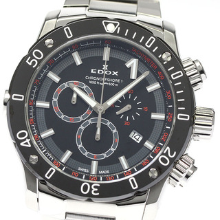 エドックス(EDOX)のエドックス EDOX 01114-3M-NIN クロノオフショア1 クォーツ メンズ 良品 箱・保証書付き_785489(腕時計(アナログ))