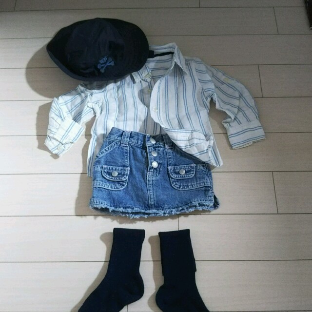 TOMMY HILFIGER(トミーヒルフィガー)のトミーヒルフィガー スカート 6～12か月 キッズ/ベビー/マタニティのベビー服(~85cm)(スカート)の商品写真