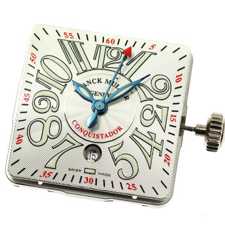 フランクミュラー(FRANCK MULLER)のフランクミュラー FRANCK MULLER コンキスタドール ムーブメント プラチナローター Cal.2671 自動巻き レディース 良品 _A-77(腕時計)