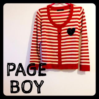 ページボーイ(PAGEBOY)のPAGEBOY♡しましまカーデ(カーディガン)