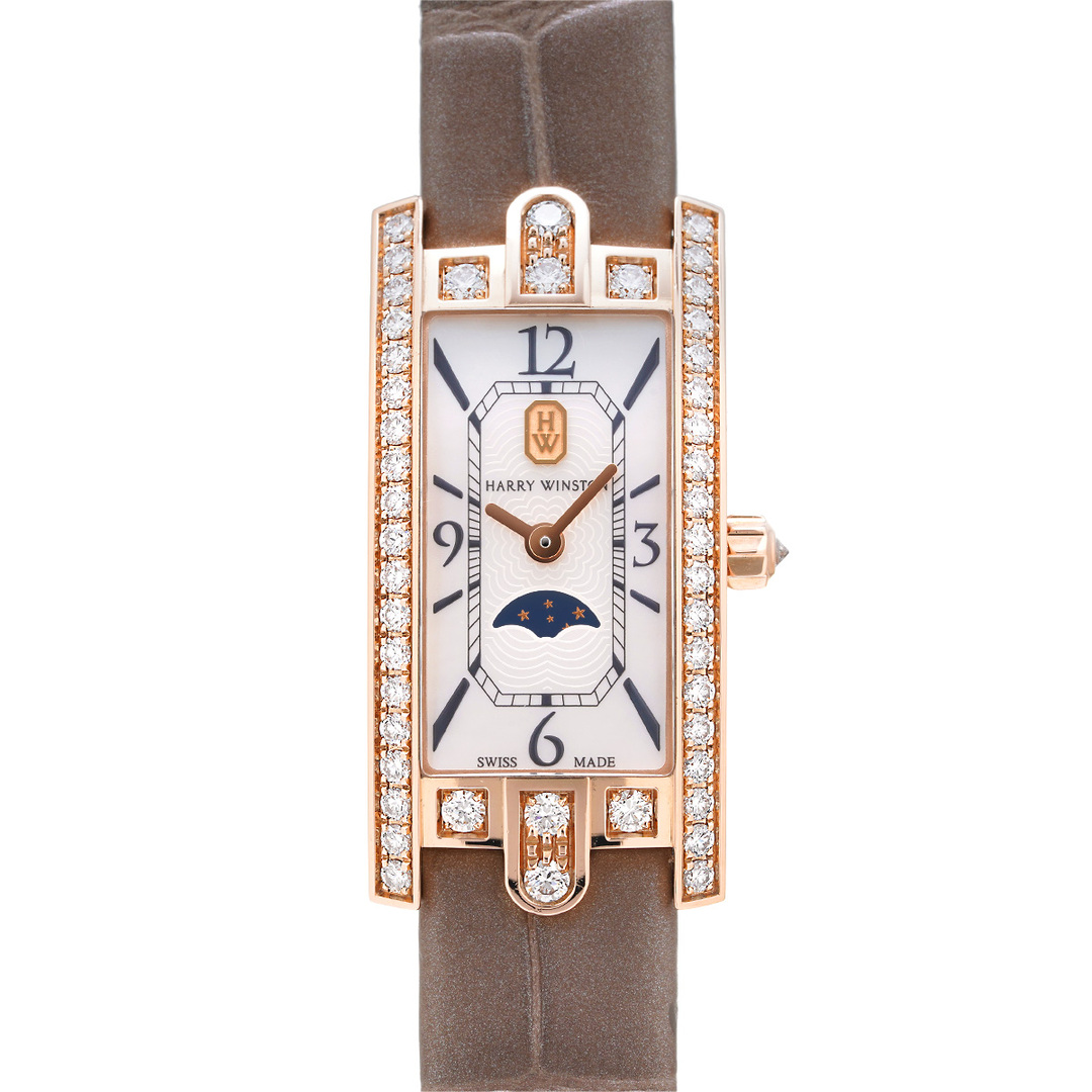 HARRY WINSTON(ハリーウィンストン)の中古 ハリー ウィンストン HARRY WINSTON AVCQMP16RR001 ホワイトシェル レディース 腕時計 レディースのファッション小物(腕時計)の商品写真
