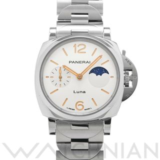 オフィチーネパネライ(OFFICINE PANERAI)の中古 パネライ PANERAI PAM01301 Y番(2022年製造) ホワイト メンズ 腕時計(腕時計(アナログ))