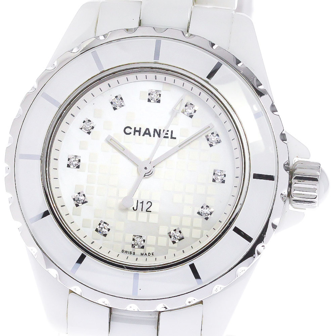 CHANEL - シャネル CHANEL H2511 J12 白セラミック 12Pダイヤ CHANEL - シャネル CHANEL H2511 J12 白セラミック 12Pダイヤ