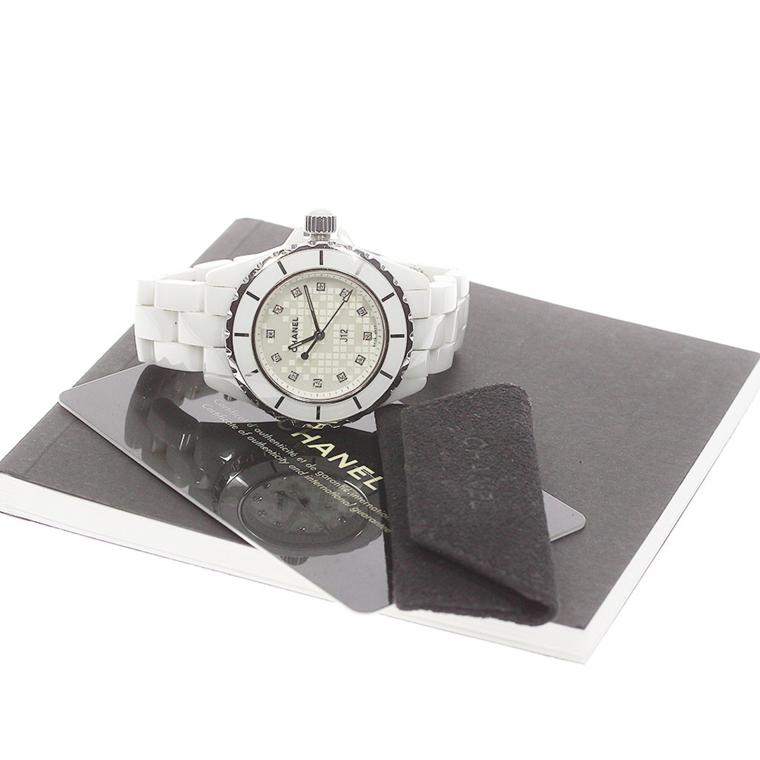 CHANEL - シャネル CHANEL H2511 J12 白セラミック 12Pダイヤ CHANEL - シャネル CHANEL H2511 J12 白セラミック 12Pダイヤ