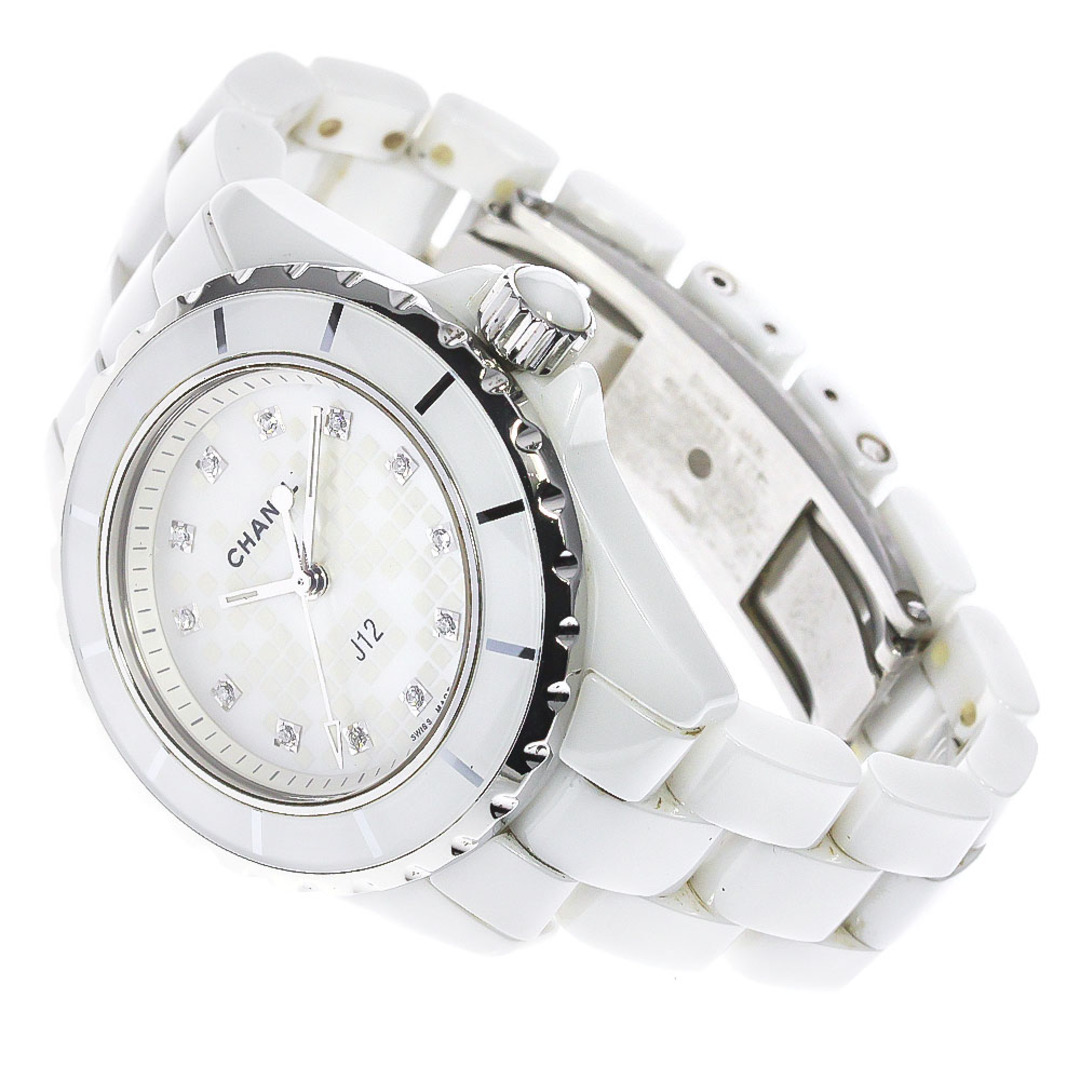 CHANEL - シャネル CHANEL H2511 J12 白セラミック 12Pダイヤ CHANEL - シャネル CHANEL H2511 J12 白セラミック 12Pダイヤ