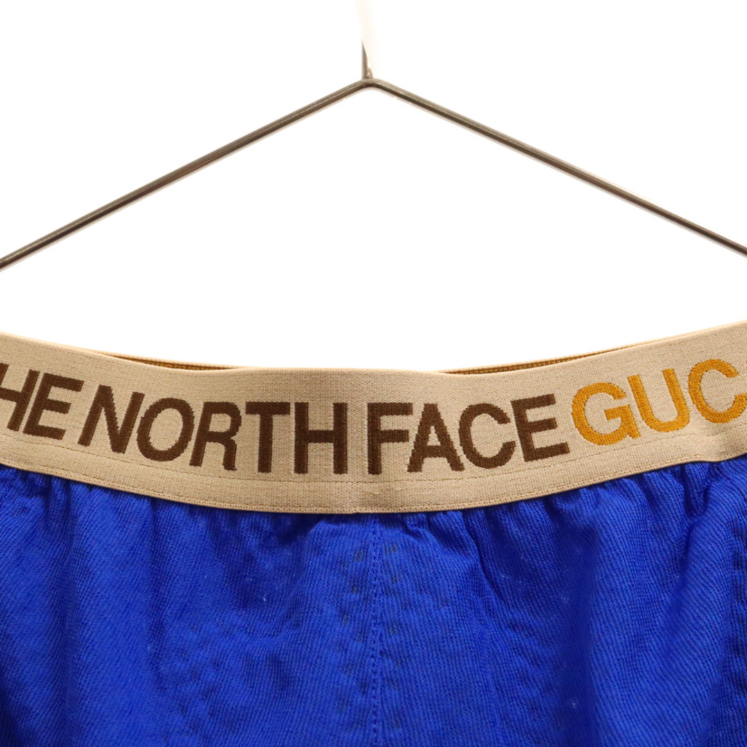 Gucci(グッチ)のGUCCI グッチ 22SS×THE NORTH FACE ザノース フェイス テクニカルジャージー フリース レギンスパンツ ブルー 663910 ZAHSZ メンズのパンツ(その他)の商品写真