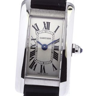 カルティエ(Cartier)のカルティエ CARTIER WSTA0032 タンクアメリカン ミニ クォーツ レディース _785906(腕時計)