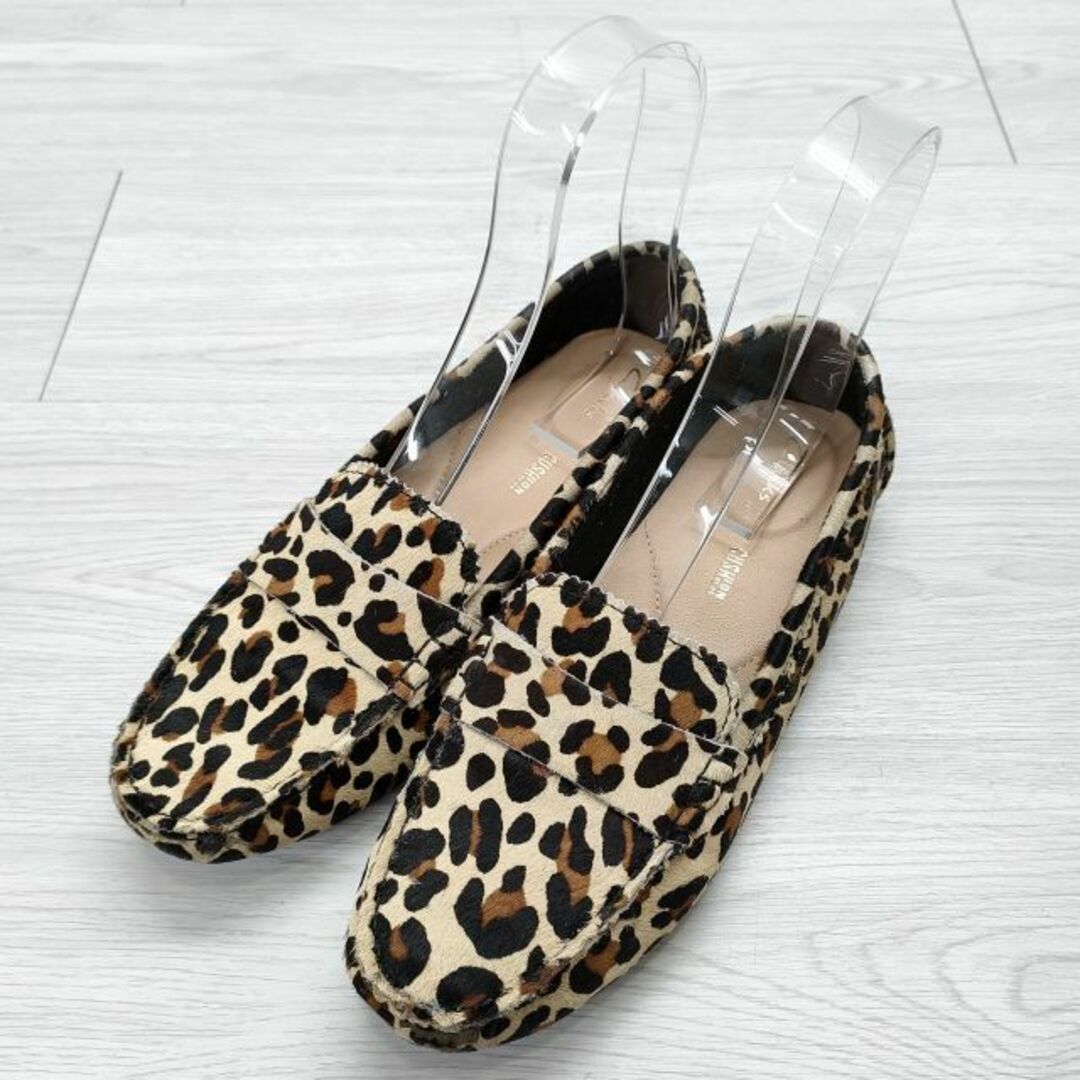 Clarks(クラークス)のClarks C MOCC LEOPARD ドライビングシューズ ヒョウ柄 サイズEU40 フラットシューズ ローファー ベージュ メンズ クラークス【中古】3-1212G◎ メンズの靴/シューズ(ドレス/ビジネス)の商品写真