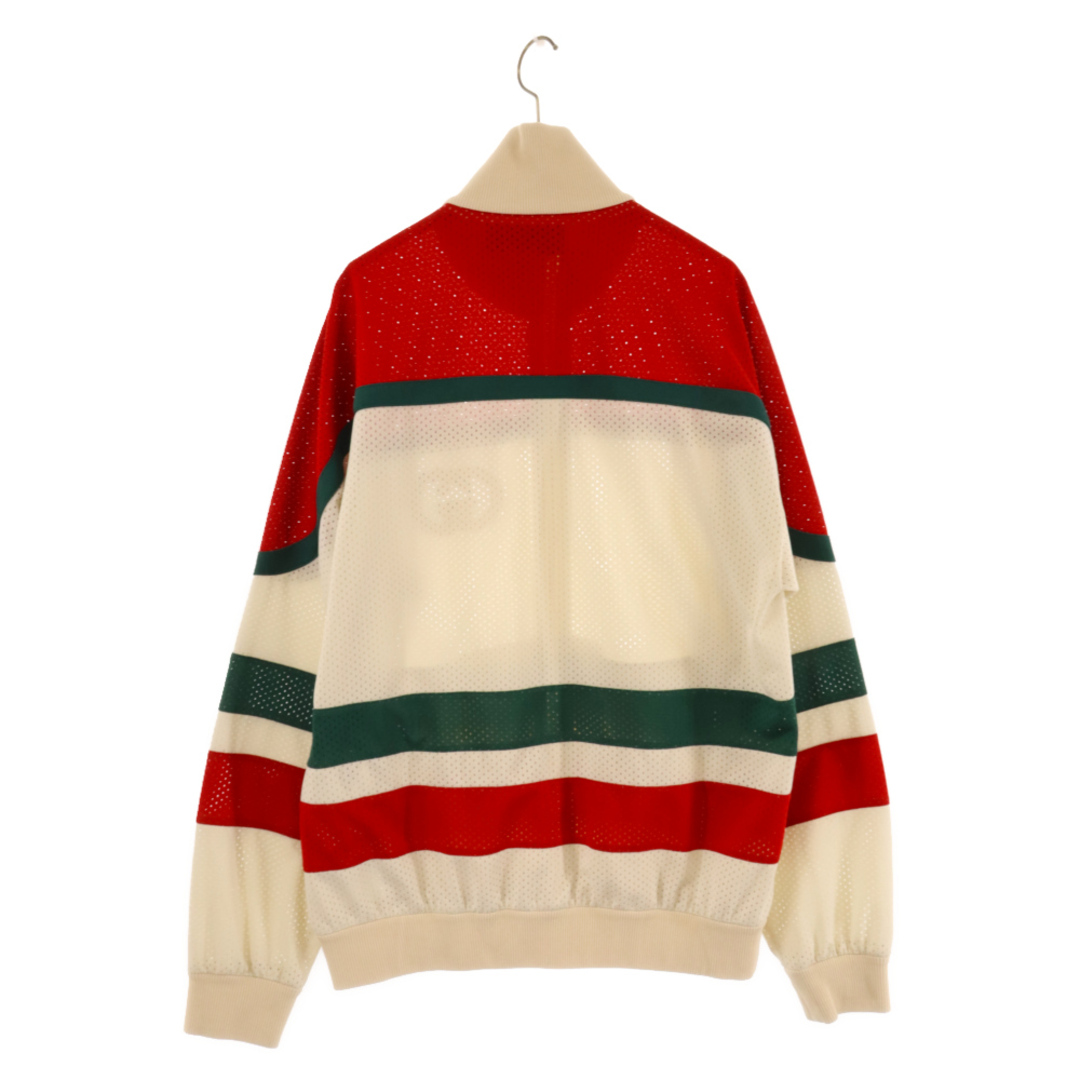 Gucci(グッチ)のGUCCI グッチ メッシュ ファブリック ジップアップジャケット ベージュ 737369 メンズのジャケット/アウター(フライトジャケット)の商品写真