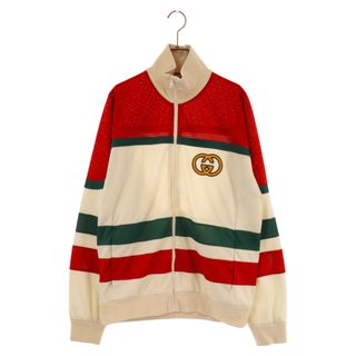 グッチ(Gucci)のGUCCI グッチ メッシュ ファブリック ジップアップジャケット ベージュ 737369(フライトジャケット)