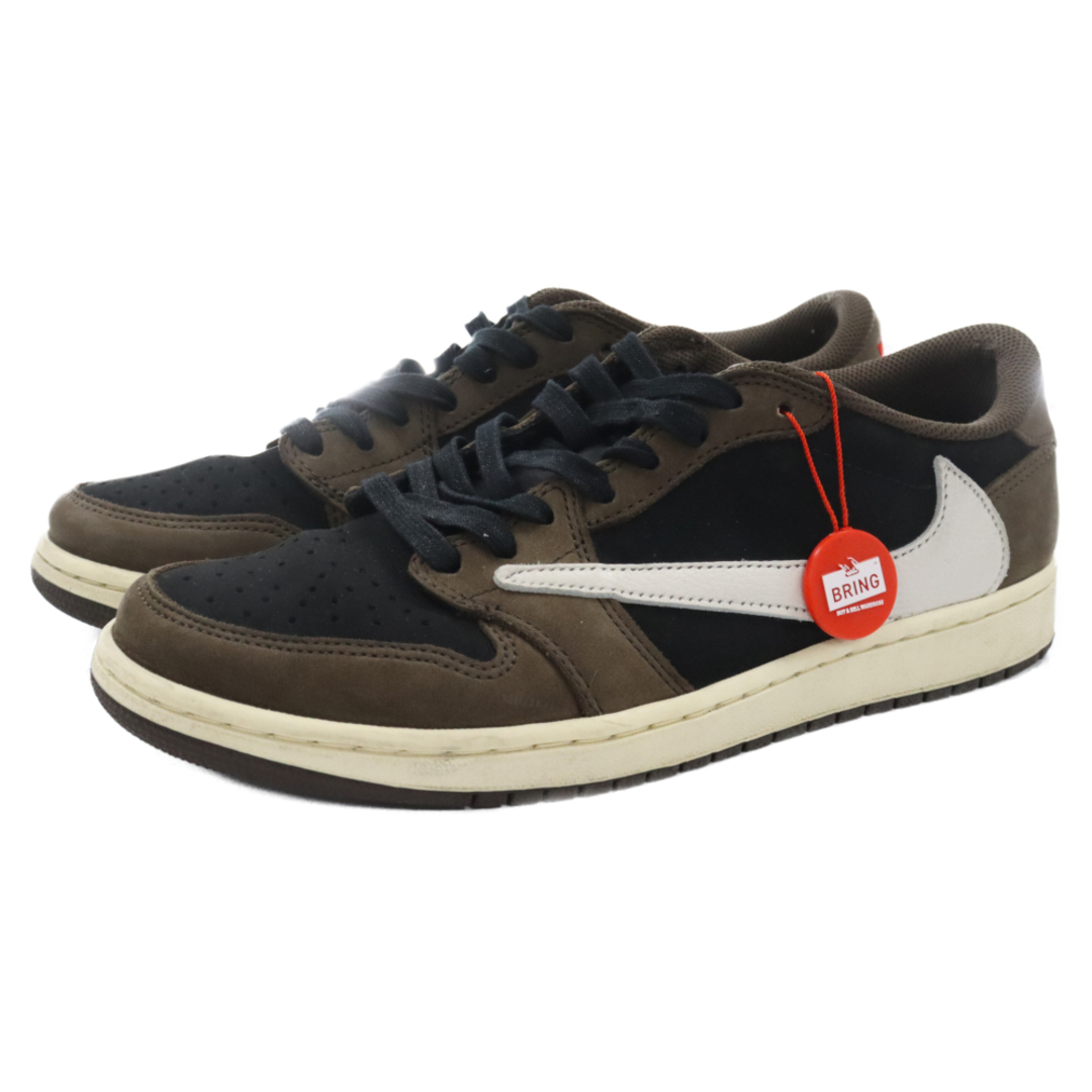 NIKE(ナイキ)のNIKE ナイキ ×TRAVIS SCOTT AIR JORDAN 1 LOW OG SP-T トラビススコット エアジョーダン1 ローカットスニーカー US9.5/27.5cm CQ4277-001 メンズの靴/シューズ(スニーカー)の商品写真