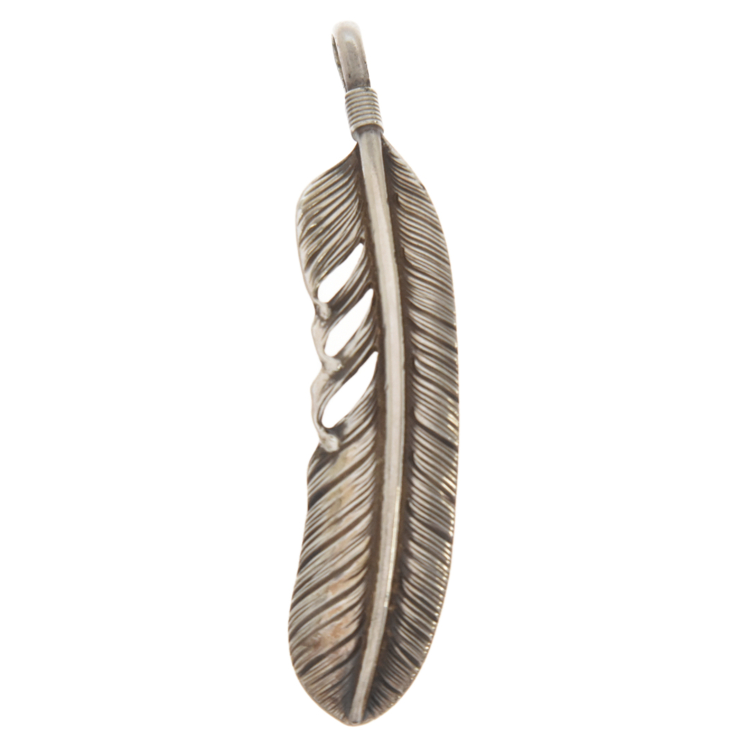WING ROCK ウィングロック SV フェザー (L) ネックレストップ WING ROCK ウィングロック SV フェザー (L) ネックレストップ
