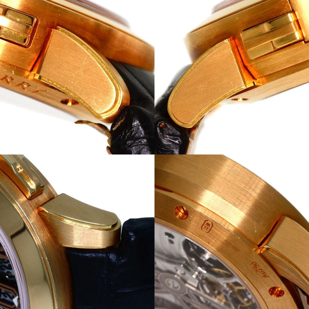 HARRY WINSTON(ハリーウィンストン)のHARRY WINSTON OCEACH44RR001 HW オーシャン クロノグラフ 44mm 腕時計 K18PG アリゲーター 18Kローズゴールド メンズ メンズの時計(腕時計(アナログ))の商品写真