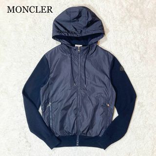 モンクレール(MONCLER)の【未使用級】2019-2020年モデル モンクレール ニット切替 パーカー S(パーカー)