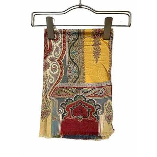 エトロ(ETRO)の【中古】ETRO エトロ 小物 レディース ストール ペイズリー柄 シルク ウール(バンダナ/スカーフ)