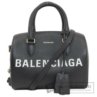 バレンシアガ(Balenciaga)のBALENCIAGA ロゴ 2WAY ハンドバッグ レザー レディース(ハンドバッグ)