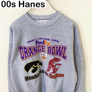 ヘインズ(Hanes)のメキシコ製 Hanes ORANGE BOWL スウェット　古着　ヴィンテージ(スウェット)