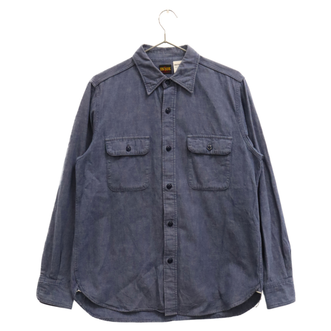 WACKO MARIA(ワコマリア)のWACKO MARIA ワコマリア 17SS×BIG YANK 50s CHAMBRAY SHIRT ビッグヤンク シャンブレー シャツ インディゴ メンズのトップス(シャツ)の商品写真