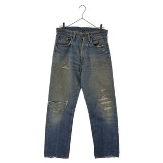 リーバイス(Levi's)のLevi's リーバイス 60S VINTAGE ヴィンテージ BIG E ビッグE前期 ボタン裏E イエローステッチ Vステッチ 足長R 赤耳 デニムパンツ インディゴ(デニム/ジーンズ)