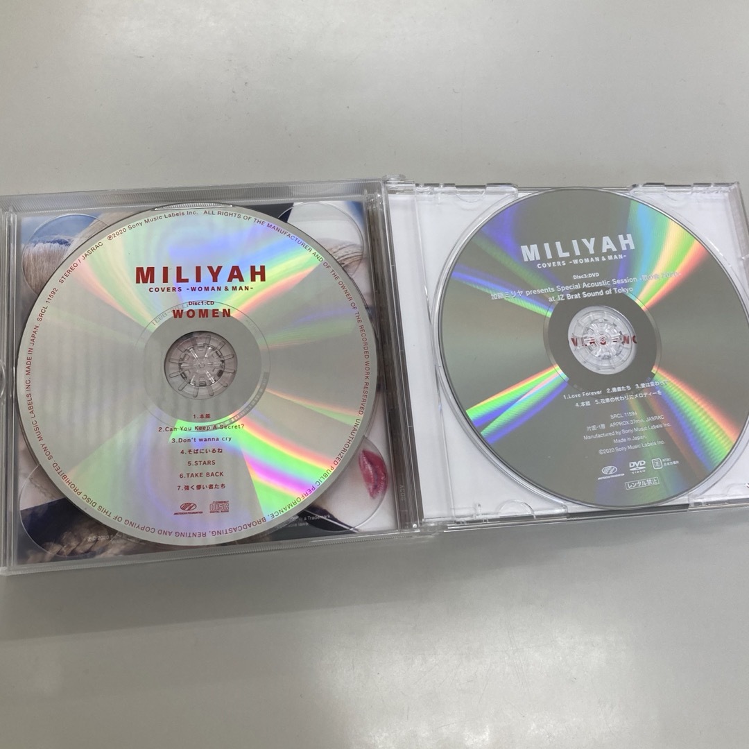 加藤ミリヤ / COVERS-WOMAN&MAN- 初回限定盤 エンタメ/ホビーのCD(ポップス/ロック(邦楽))の商品写真