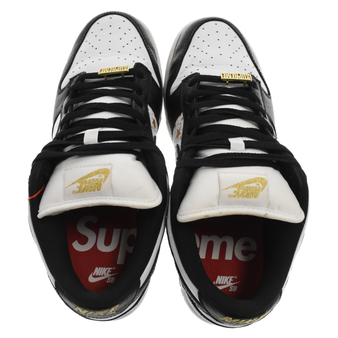 NIKE(ナイキ)のNIKE SB ナイキエスビー ×SUPREME DUNK LOW OG QS DH3228-102 シュプリーム ダンクロー ローカットスニーカー US9/27.0cm ホワイト/ブラック/ゴールド メンズの靴/シューズ(スニーカー)の商品写真