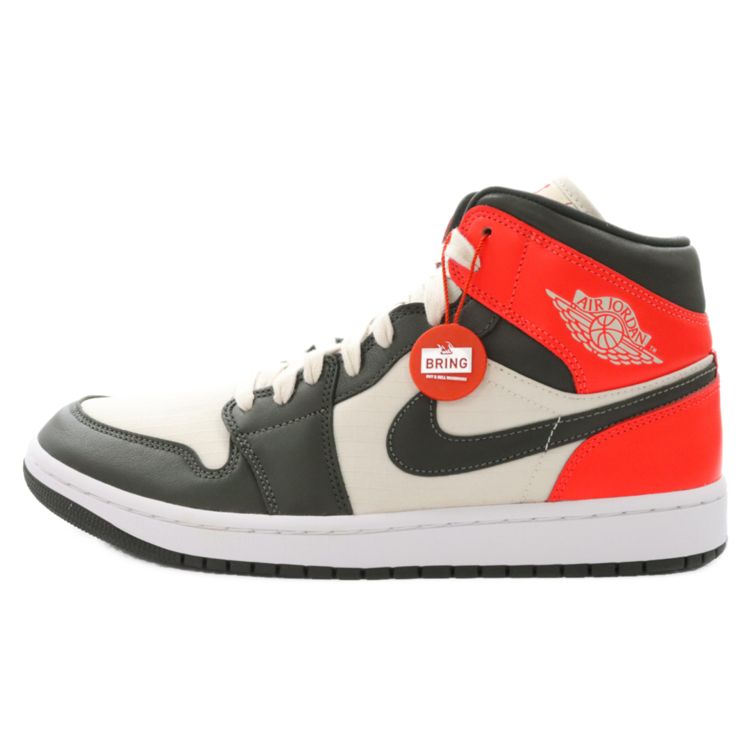 305センチワイズNIKE ナイキ WMNS AIR JORDAN 1 MID SE Light Orewood Brown ウィメンズ エア ジョーダン 1 ミッドカットスニーカー レッド US11.5/28.5cm DQ6078‐100