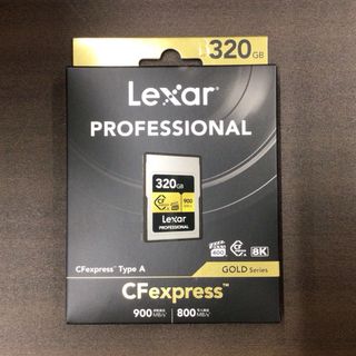 【新品】Lexar CFexpressカード Type A 320GB GOLD