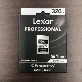 レキサー(Lexar)の【美品】Lexar CFexpressカードTypeA 320GB SILVER(その他)