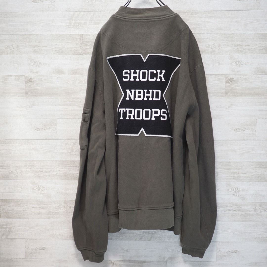 NEIGHBORHOOD(ネイバーフッド)のNBHD 18AW MA-1/Smooth. C-Cardigan OD/L メンズのジャケット/アウター(フライトジャケット)の商品写真