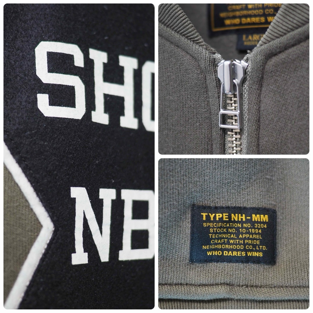 NEIGHBORHOOD(ネイバーフッド)のNBHD 18AW MA-1/Smooth. C-Cardigan OD/L メンズのジャケット/アウター(フライトジャケット)の商品写真