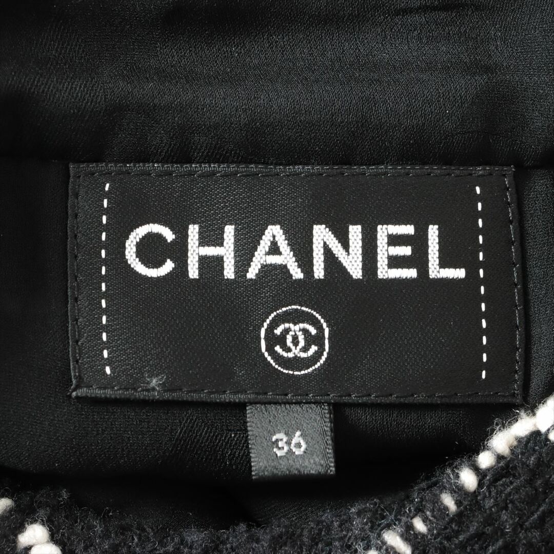 CHANEL(シャネル)のシャネル ココボタン ツイード 36 ブラック レディース その他トップス レディースのレッグウェア(タイツ/ストッキング)の商品写真