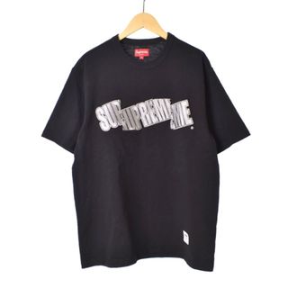 シュプリーム(Supreme)のシュプリーム 21SS カット ロゴ 刺繍 ショートスリーブ Tシャツ 半袖(Tシャツ/カットソー(半袖/袖なし))