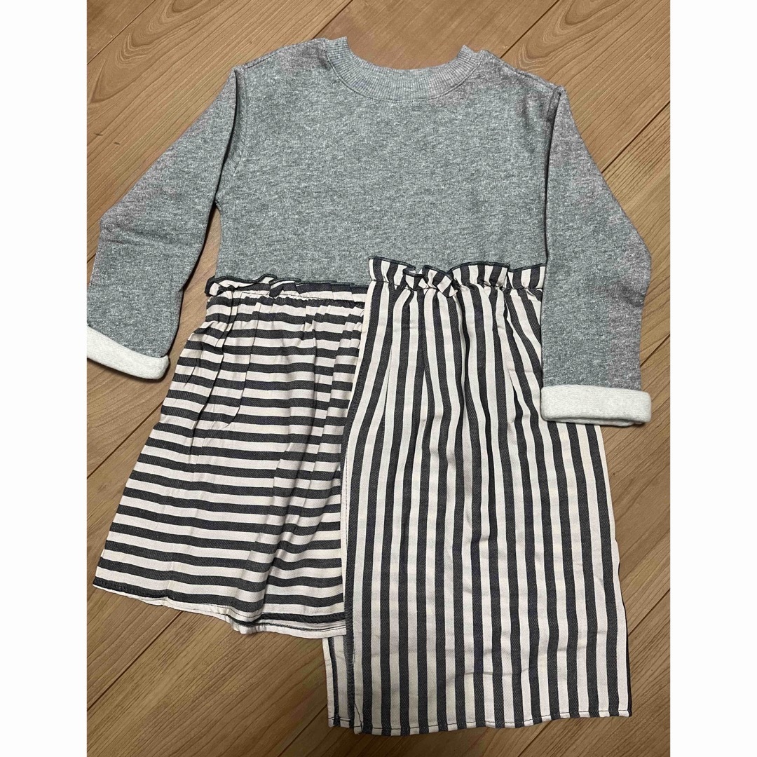 ZARA KIDS(ザラキッズ)の新品 ZARA baby ワンピース　スウェット キッズ/ベビー/マタニティのキッズ服女の子用(90cm~)(ワンピース)の商品写真