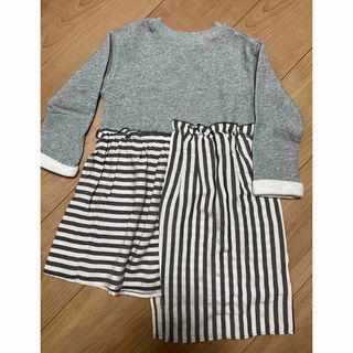 ザラキッズ(ZARA KIDS)の新品 ZARA baby ワンピース　スウェット(ワンピース)