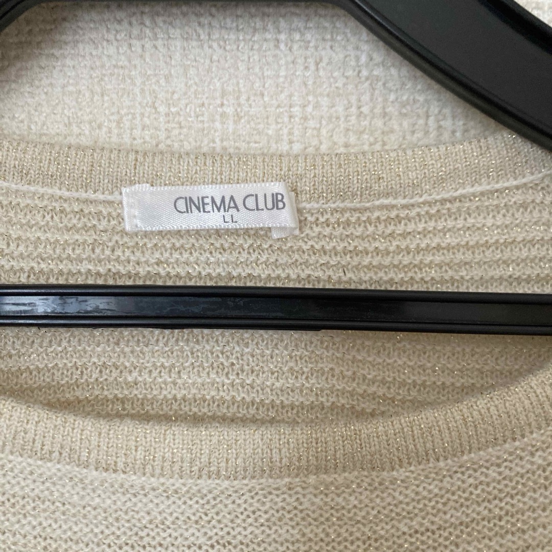 CINEMA CLUB(シネマクラブ)のシネマクラブ　長袖　ニット　LL レディースのトップス(ニット/セーター)の商品写真