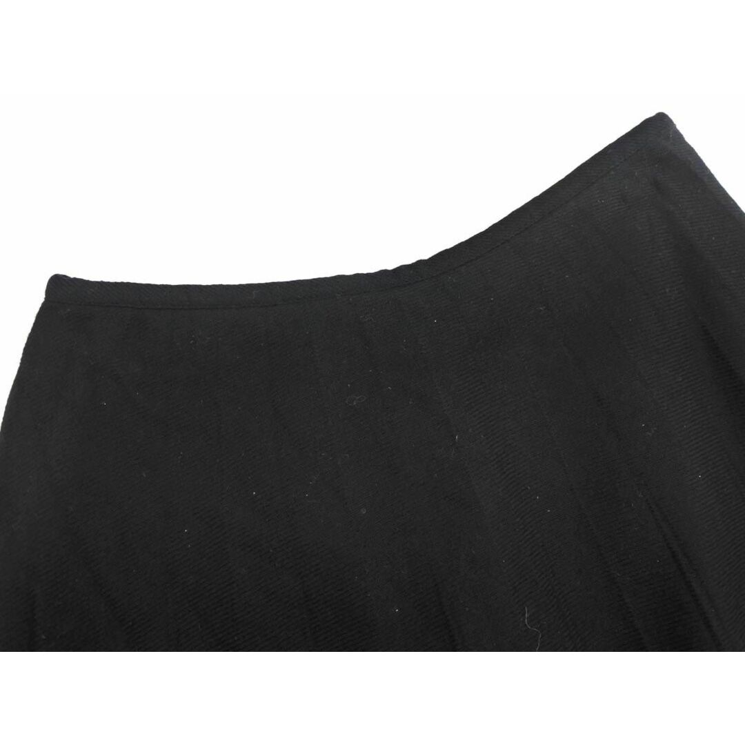 INDIVI(インディヴィ)のINDIVI インディヴィ ウール混 ニット フレア スカート size38/黒 ◇■ レディース レディースのスカート(ロングスカート)の商品写真
