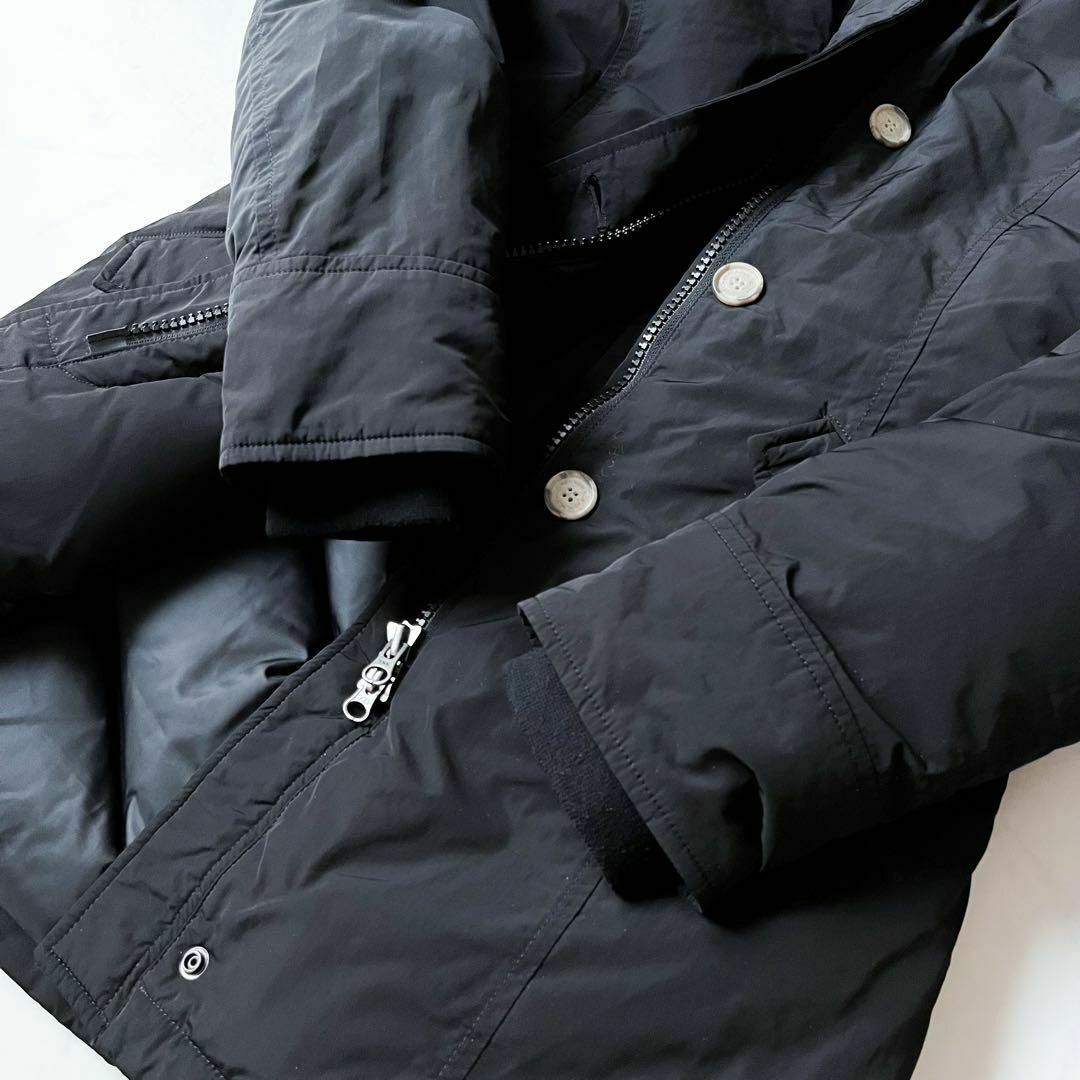 WOOLRICH(ウールリッチ)の新品タグ付き✨定価13万 ウールリッチ ダウンコート フォックスファー 黒 S レディースのジャケット/アウター(ダウンコート)の商品写真