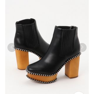 マウジー(moussy)のMOUSSY【定価:17,380円】WOOD SOLE BOOTS(ブーツ)