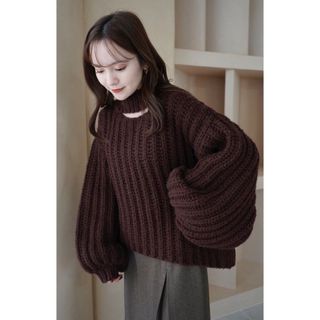 【最終値下げ】acka volume sleeve knit(ニット/セーター)