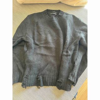 アンユーズド(UNUSED)のアンユーズド  20AW 3g Crew Neck Damage Knit(ニット/セーター)