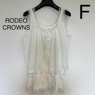 ロデオクラウンズ(RODEO CROWNS)のロデオクラウンズ Rodeo Crowns フリル ノースリーブ ブラウス(シャツ/ブラウス(半袖/袖なし))