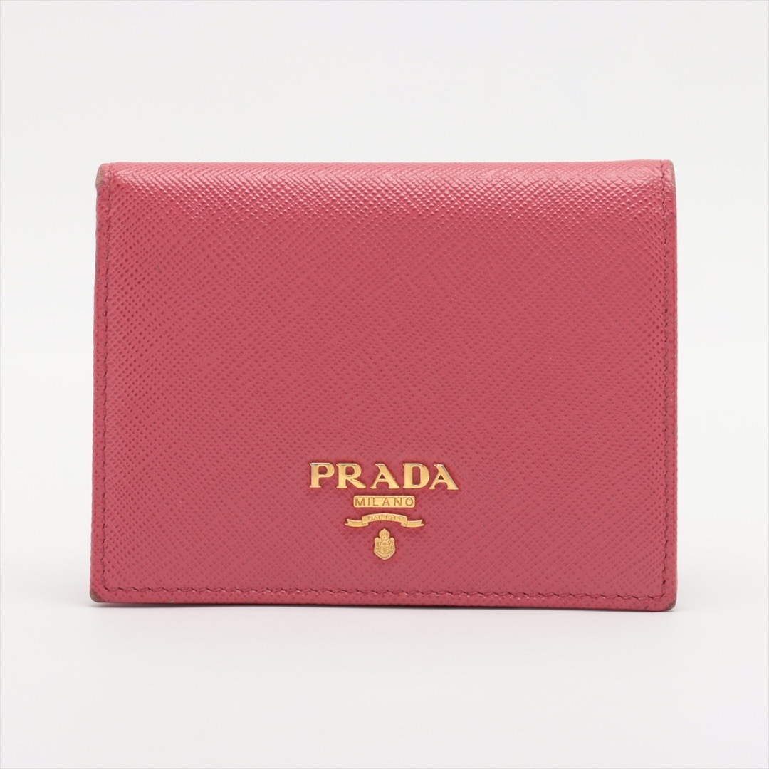 PRADA - プラダ レザー ピンク レディース コンパクトウォレットの通販 