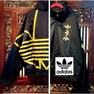 アディダス(adidas)のアディダス オリジナルス 金 ゴールド ジャージ ジャケット パーカー ブルゾン(ブルゾン)