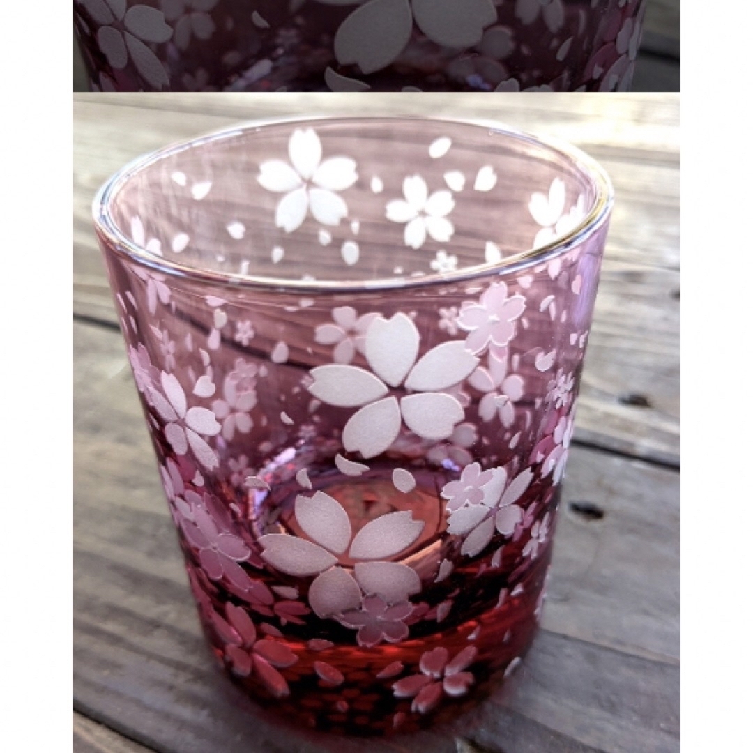 桜舞吹雪 サンドブラスト 被せガラス ART空の通販 by DK|ラクマ 桜舞吹雪 サンドブラスト 被せガラス ART空の通販 by DK|ラクマ